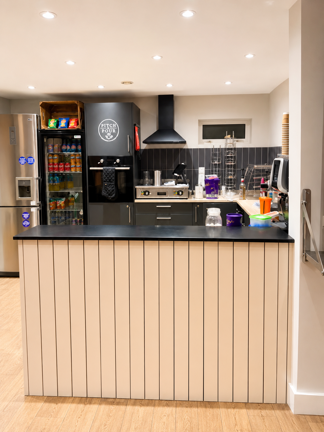 Pitch & Pour counter